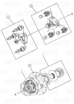 Good price 486-1577 Stahlschraube auf Baggerschwingantrieb für Maschinenreparaturwerkstätten Online