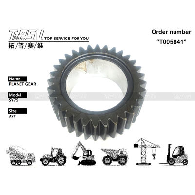 Good price Antriebsstrang SY75-9 Bagger Fahrantrieb 1-stufiger Planetengetriebemotor, schwarze Farbe für optimale Funktion Online