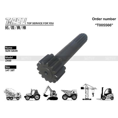 0922107 ZX60 Baggerfahrt 1 Stufe Sonnenräder Getriebe für Maschinenreparaturwerkstätten