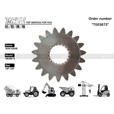 YN32W01007P1 Hochpräzises SK200-5 Bagger-Schwenkgetriebe 1-stufiges Sonnenrad für Hochleistungs-Bagger-Maschinen