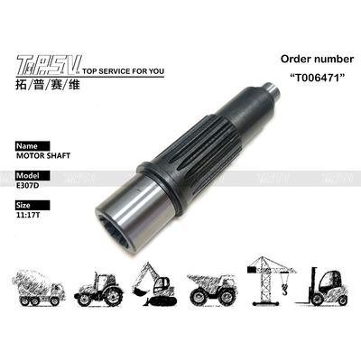 Good price 307-4176 Schwarze E307C Bagger-Fahrmotorwelle Hydraulikpumpenteile für Energiebergbau-Ersatzteile Online