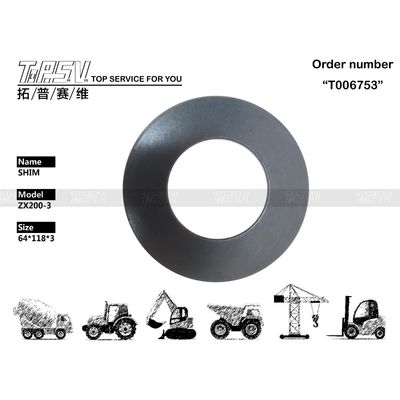 4401293 Ansicht Bild ZX200-3 Bagger Reisen 1 Stufe Träger Shim Ersatzteile Elektronik Teile Wärmebehandlung für eine höhere Effizienz