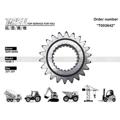 Good price Ausgelieferte Tasche YC60-7 Schwinggetriebe für Bagger 1er Stufe Sonnengetriebe Dauerbestandteile für Schwerlastbagger und Baumaschinen Online