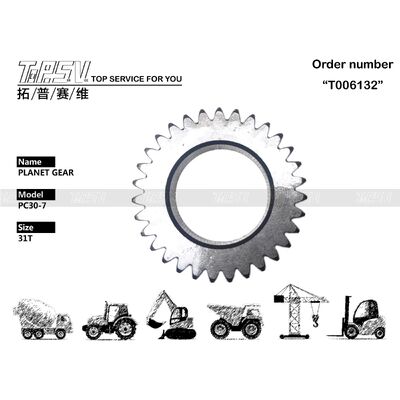 FUFRP-840-6 PC30-7 Baggerfahrt 2 Stufe Planetengetriebe