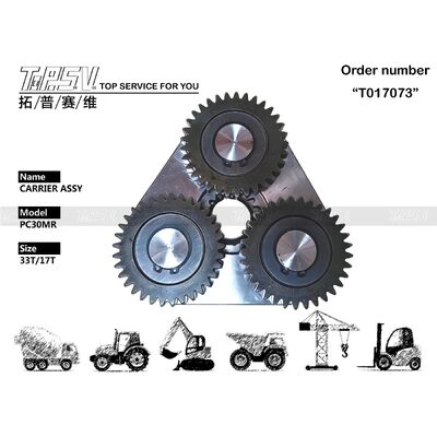 PC30MR-Bagger-Reise-1-Stufen-Fördermaschinen-Zus-Teile für Fahrantriebs-Bagger-Ersatzteile
