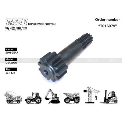 Good price DEAWOO-Bagger-Reise-1-Stufen-Sonnenrad-Teile für Fahrantrieb-Bagger-Ersatzteile Online
