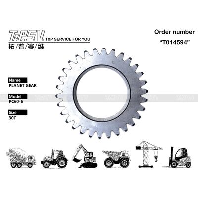 Good price 201-26-61220 PC60-6 Bagger-Schwenkplanetengetriebe für Ersatzteile für Schwenkantriebsbagger Online