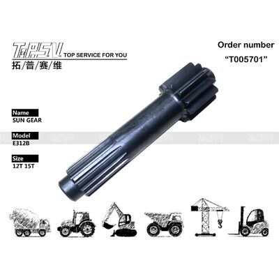 6I-6544 E312B Bagger-Getriebe-System Bagger-Fahrmotor 1-stufiges Sonnenrad mit hoher Haltbarkeit und einfacher Wartung