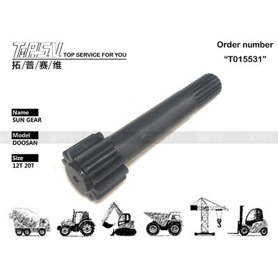 Good price Stufe Sun Gear Parts des Bagger-DX225-9 Travel 1 für Ersatzteile für Travel Drive Bagger Online