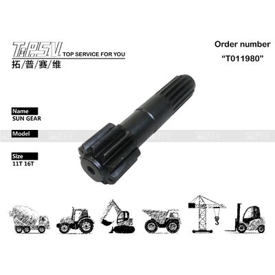 Good price Bagger-Reise-1-Stufen-Sonnenrad-Teile für Fahrantrieb-Bagger-Ersatzteile Online