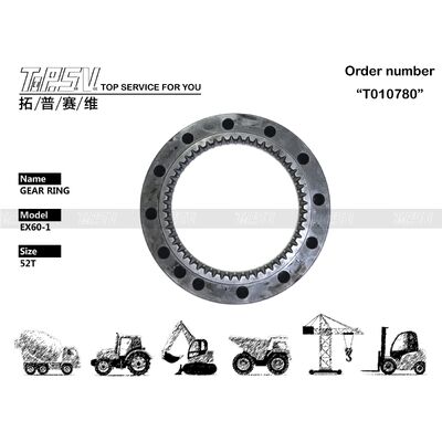 2024077 Schwing 2 Stufe Getriebe Ring Getriebe Hochpräzision für Bagger HITACHI EX60-1